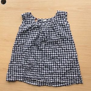Adorable Blue checked sleeveless Makie dress